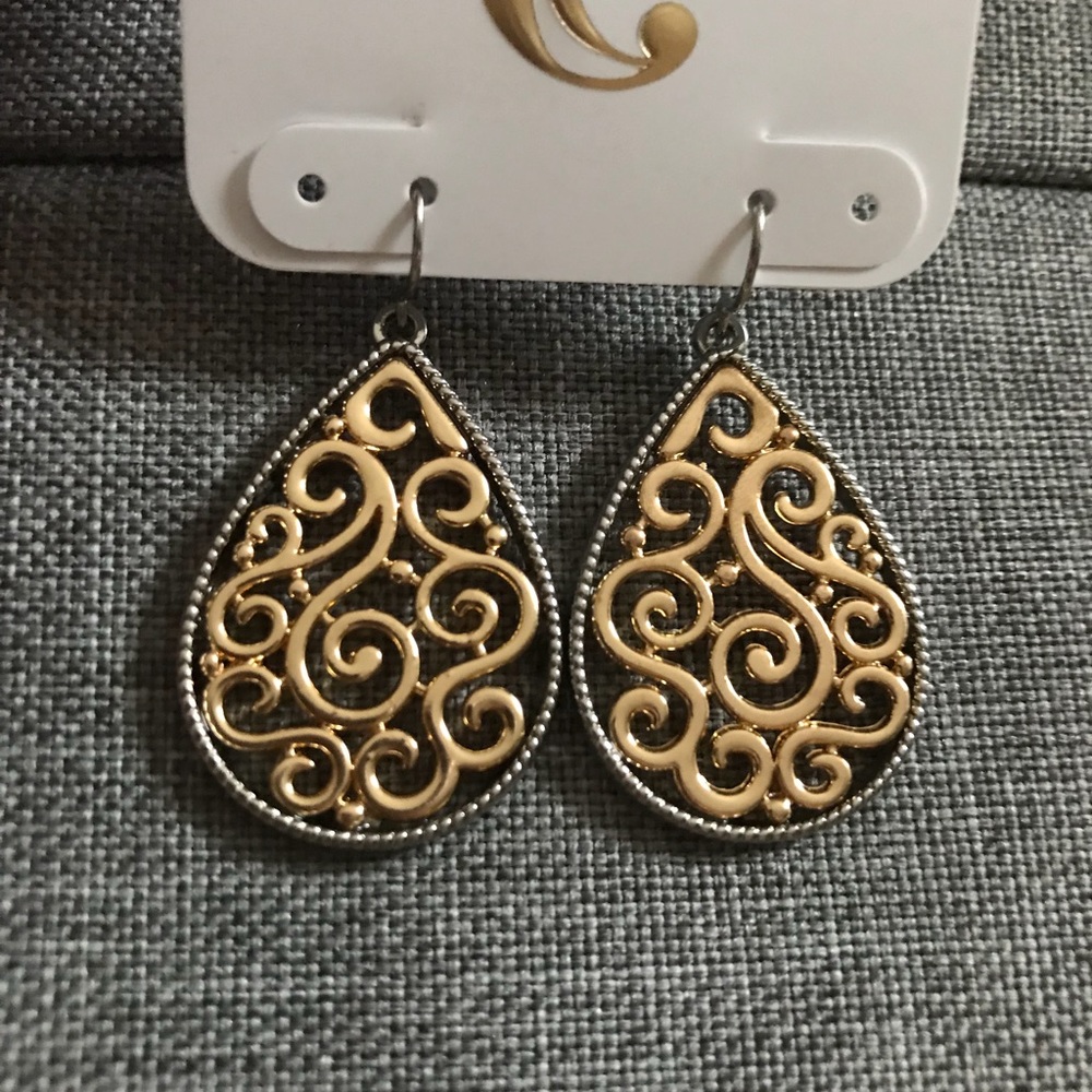 Silver and Gold earrings